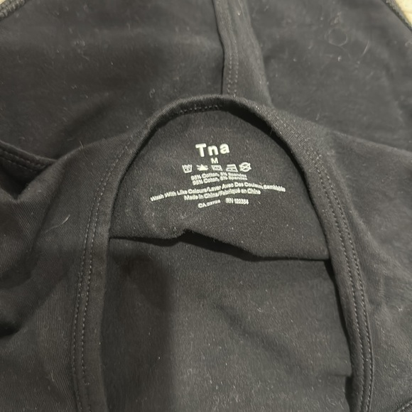 TNA black bodysuit - thin straps/deep back, thong style. Medium, worn once - Picture 3 of 3